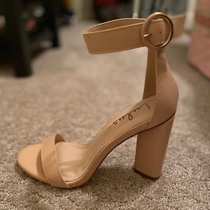 Lulu’s ankle strap heels